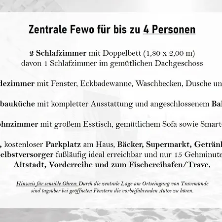 Pematra Haus Sonnenschein - Lieblingsplatz Appartamento Lubecca